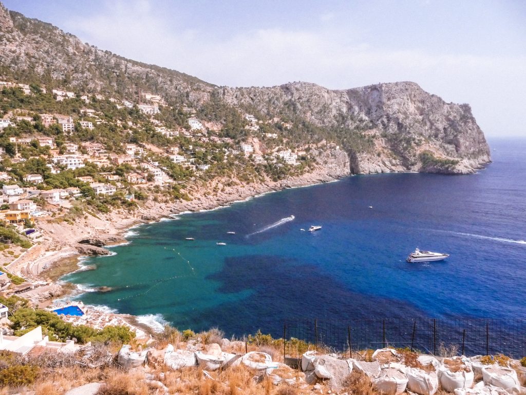 Picturesque Cala Llamp Bay in Mallorca