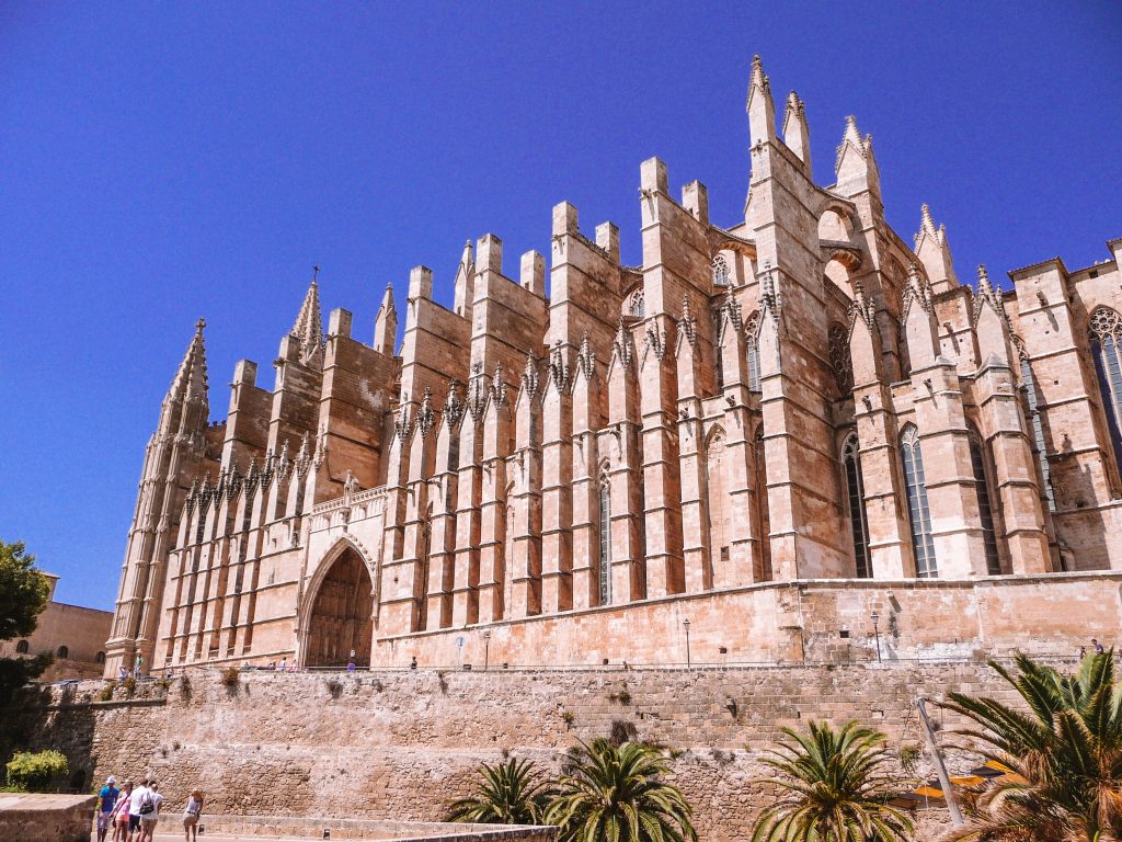 Palma cathedral in Mallorca, Spain
