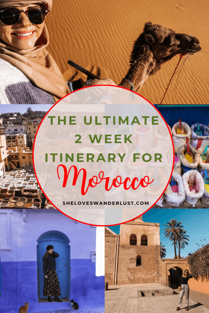 The ultimate 2 week itinerary for Morocco Pinterest