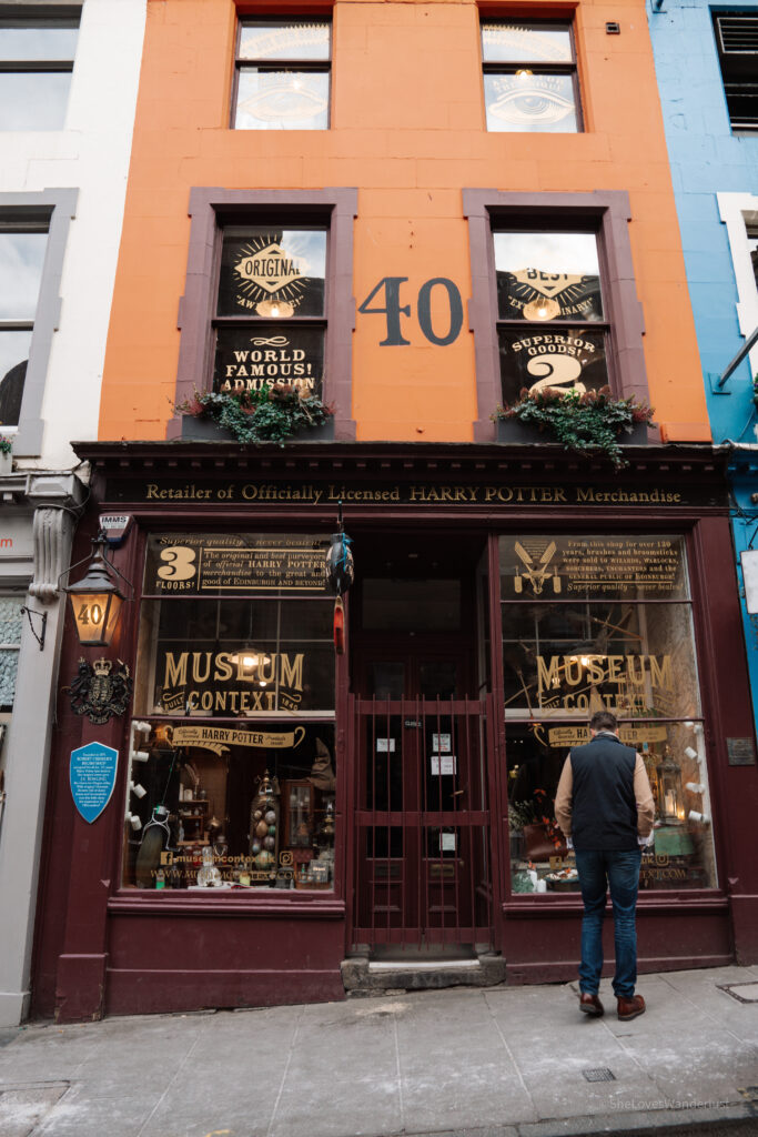 3 Days in Edinburgh - Museum of Context: Retailer of Harry Potter Merchandise