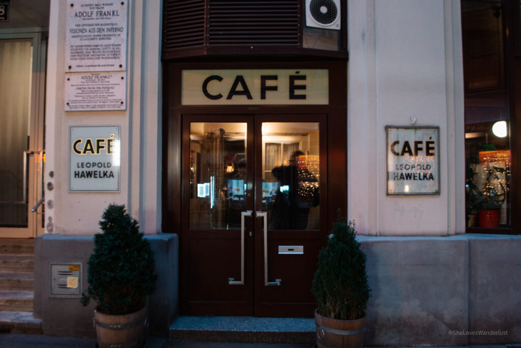Café Leopold Halwelka in Vienna, Austria